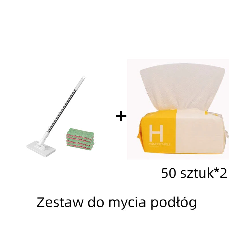 Oferta specjalna ograniczona czasowo🏠Mop z czterema ściereżkami wielokrotnego użytku