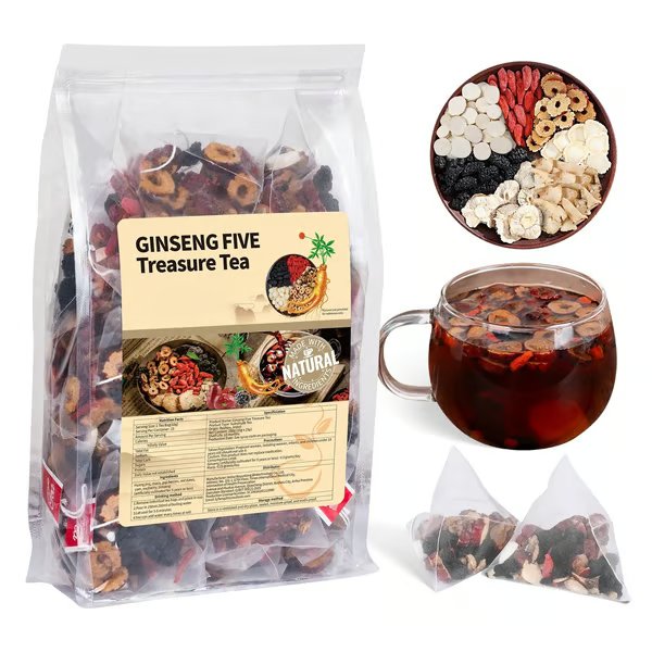 🍵♨️Tisana alle erbe con ginseng e gelso