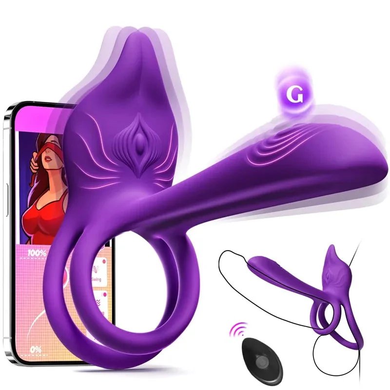 🎉Saldi di Capodanno🎄 | Anello vibrante intelligente Enchanted Girl Luxe – Piacere controllabile tramite app per le coppie🎁