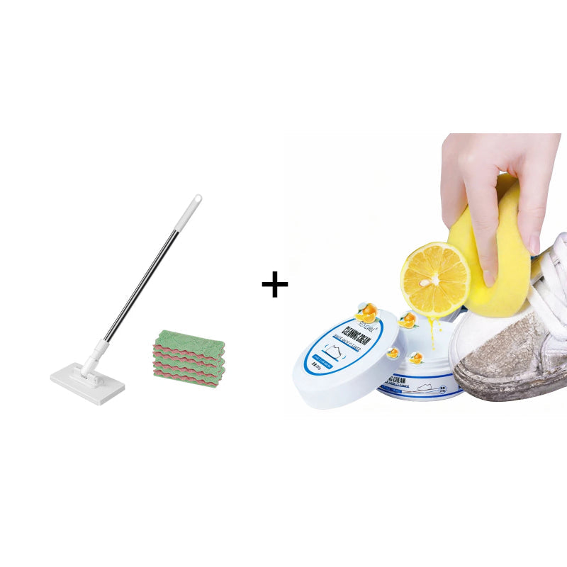 Oferta specjalna ograniczona czasowo🏠Mop z czterema ściereżkami wielokrotnego użytku