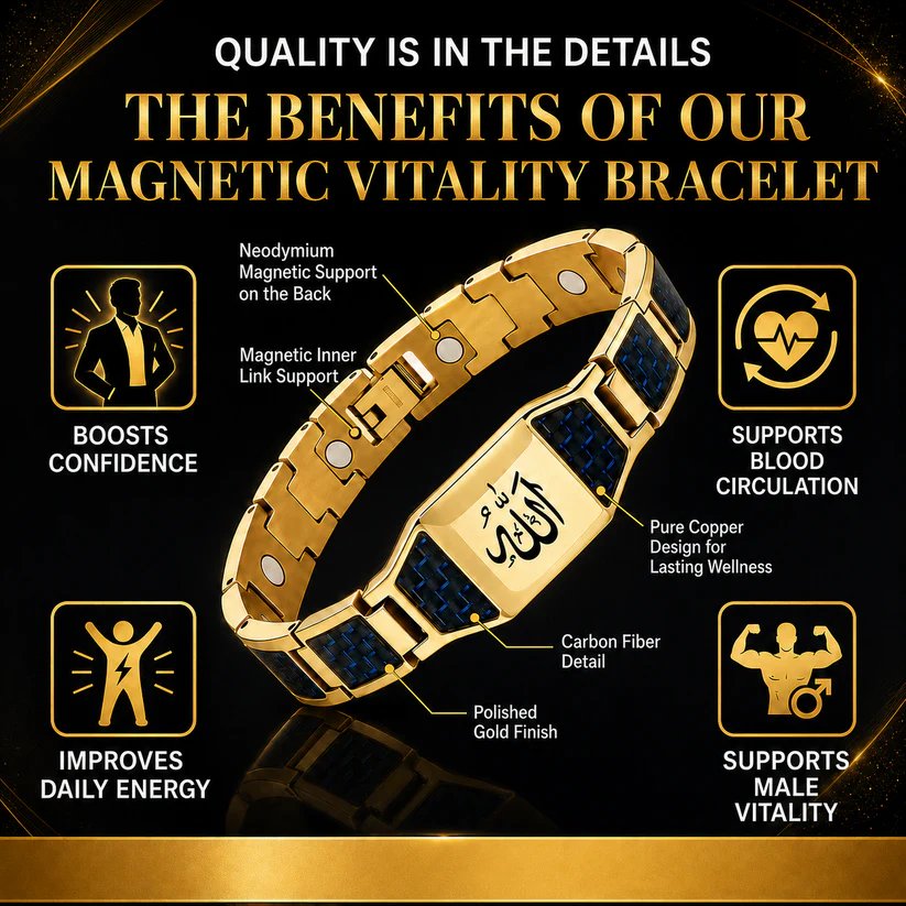 Bracciale da uomo che rinforza e dona vitalità: aumenta la tua energia, il tuo stile e la tua autostima.