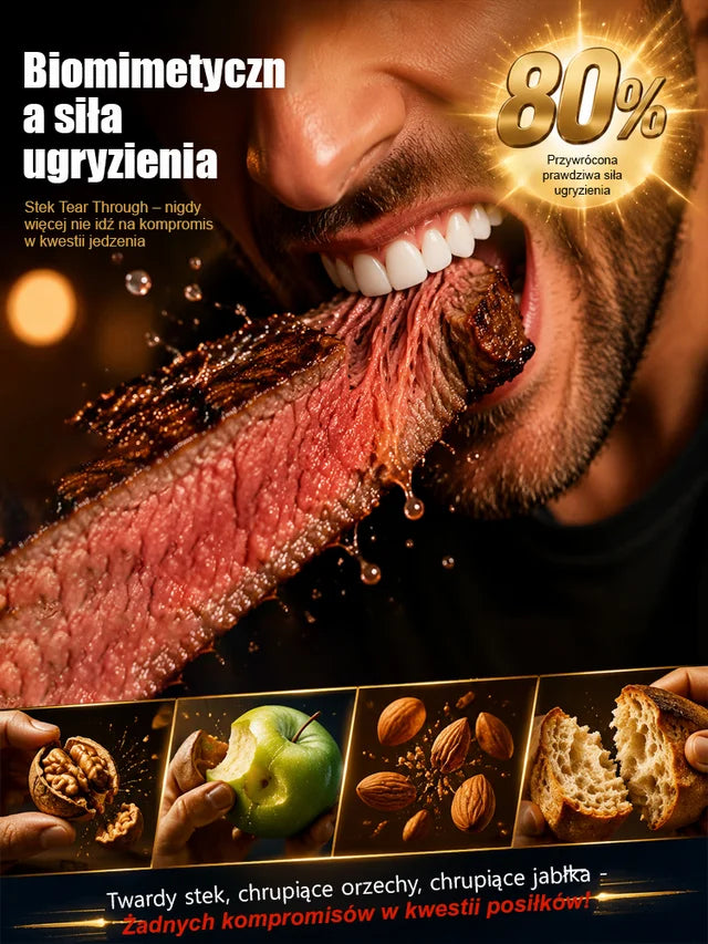 🦷✨😁 Premiumowy komplet protez zębowych – trwałe, wygodne i naturalnie wyglądające uzupełnienie uzębienia