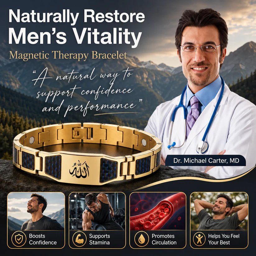 Bracciale da uomo che rinforza e dona vitalità: aumenta la tua energia, il tuo stile e la tua autostima.