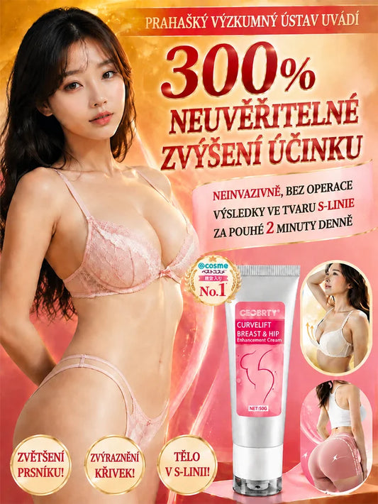 【Až 300 % plnější vzhled】 Tvarující krém pro zpevnění a zvýraznění hrudníku a boků