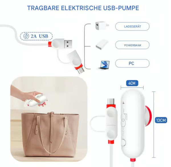 🔥 Elektryczne worki próżniowe USB - oszczędność miejsca, lekka podróż!