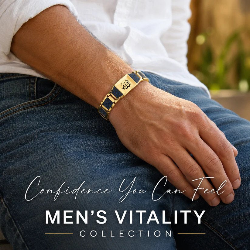 Bracciale da uomo che rinforza e dona vitalità: aumenta la tua energia, il tuo stile e la tua autostima.