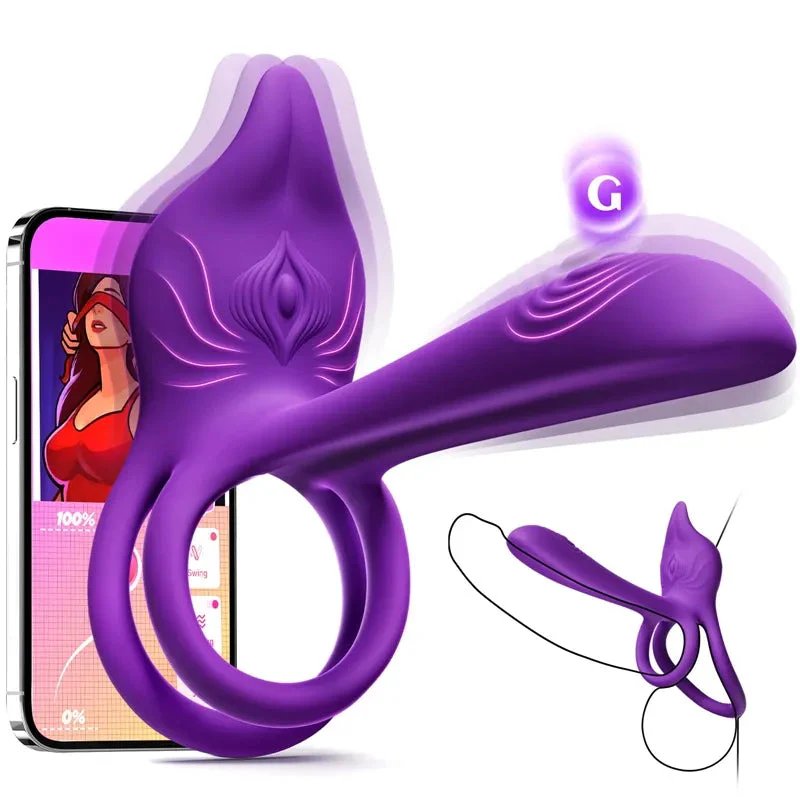 🎉Saldi di Capodanno🎄 | Anello vibrante intelligente Enchanted Girl Luxe – Piacere controllabile tramite app per le coppie🎁
