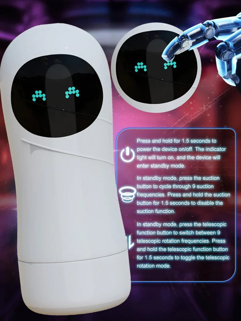 🎁【Consegna discreta】🎄- Dispositivo intelligente con ventosa e scorrimento - Completamente automatico per un piacere senza sforzo