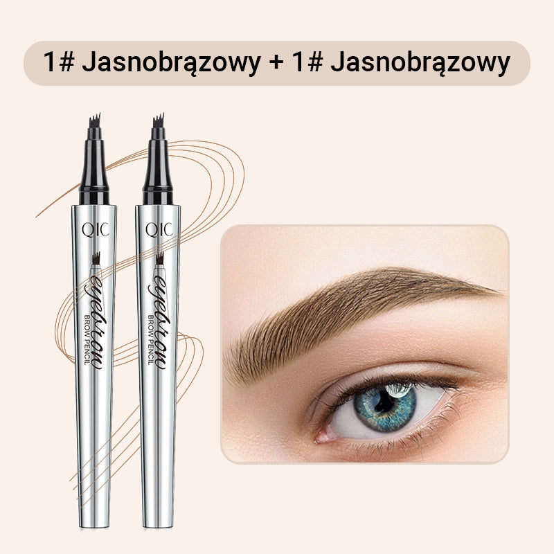 🔥Kup 1 i otrzymaj 1 gratis🎁Wysokiej jakości wodoodporna kredka do brwi 4 Fork