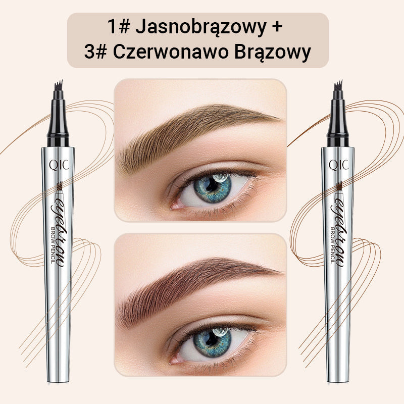 🔥Kup 1 i otrzymaj 1 gratis🎁Wysokiej jakości wodoodporna kredka do brwi 4 Fork