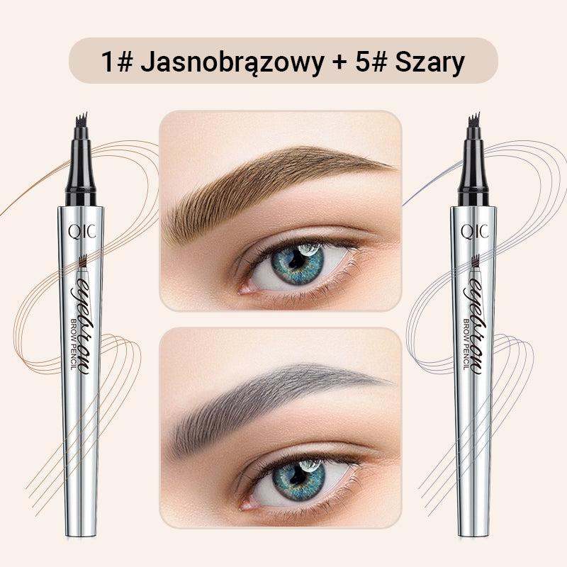 🔥Kup 1 i otrzymaj 1 gratis🎁Wysokiej jakości wodoodporna kredka do brwi 4 Fork