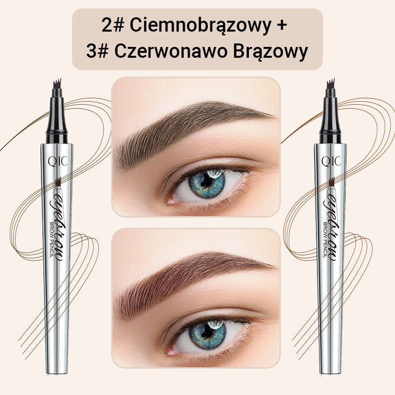 🔥Kup 1 i otrzymaj 1 gratis🎁Wysokiej jakości wodoodporna kredka do brwi 4 Fork