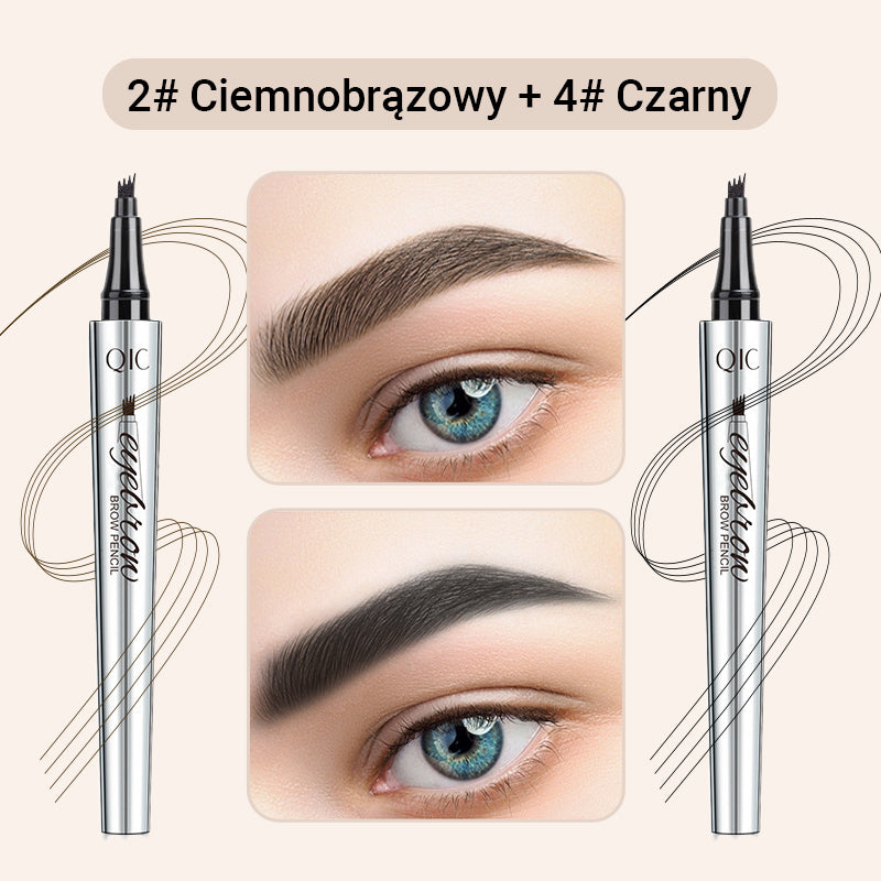 🔥Kup 1 i otrzymaj 1 gratis🎁Wysokiej jakości wodoodporna kredka do brwi 4 Fork