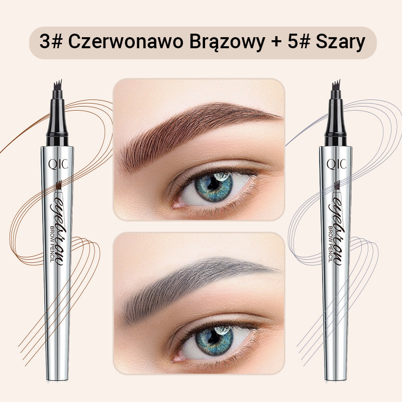 🔥Kup 1 i otrzymaj 1 gratis🎁Wysokiej jakości wodoodporna kredka do brwi 4 Fork
