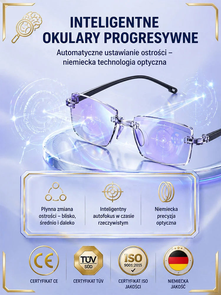 👓📖 Wielofunkcyjne fotochromowe okulary do czytania z ochroną przed światłem niebieskim