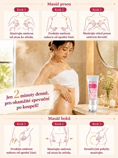 【Až 300 % plnější vzhled】 Tvarující krém pro zpevnění a zvýraznění hrudníku a boků