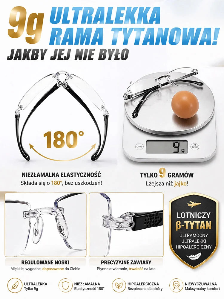 👓📖 Wielofunkcyjne fotochromowe okulary do czytania z ochroną przed światłem niebieskim