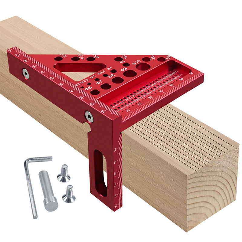 🔥Aluminiowy trójkąt i kwadrat do obróbki drewna🛠️📐