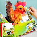 🦖Pop-up Książka Edukacyjna 3D - Dźwięk i Wyskakujące Strony, Naukowa Zabawa